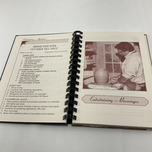 Follette Pottery Cookbook Recipe Ruston Louisiana Local Authentic Menu Food Chef - Picture 8 of 10
